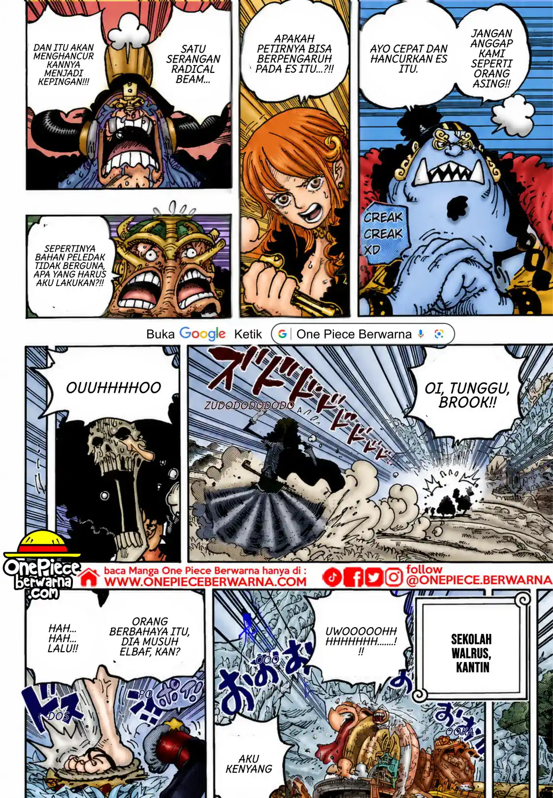 One Piece berwarna 1186 1187 1188 bahasa indonesia